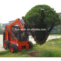 Tree spade tree digger moving attachment